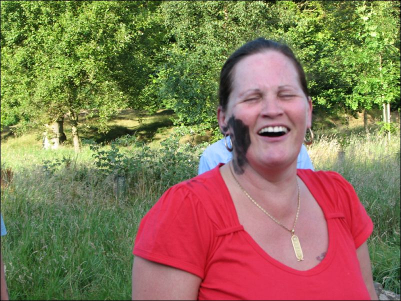 Oh know thatll never clean off